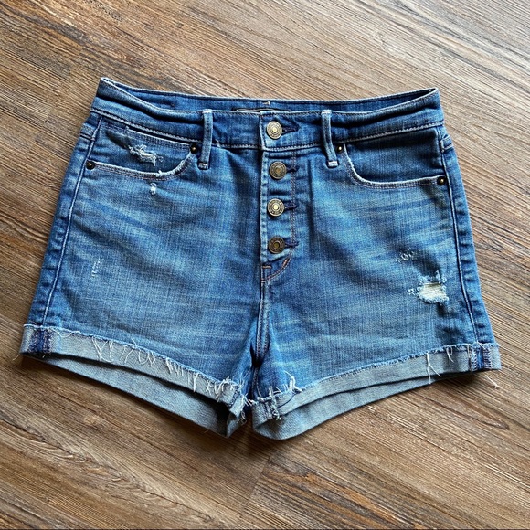 Abercrombie & Fitch Jean Shorts - Picture 2 of 9